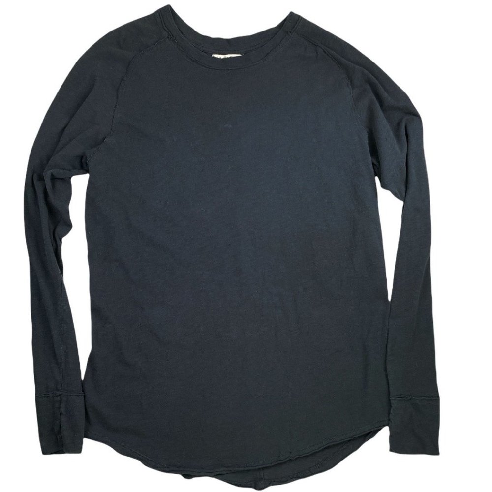 We The Free Arden T-Shirt Extra Long Sleeve Cotton Size L